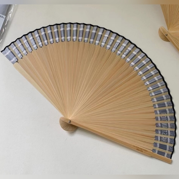 Christian Dior DIORIVIERA Novelty Folding Fan Japan - Picture 3 of 8